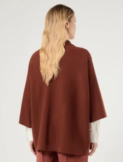 Cardigan in pura lana - BORDEAUX