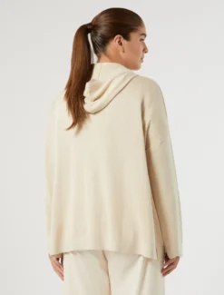 Cardigan in seta e cachemire - SABBIA