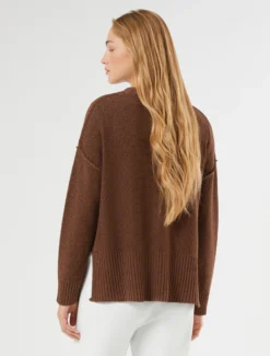 Cardigan in viscosa lurex - CARAMELLO
