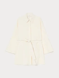 Casacca in cady con strass - BIANCO AVORIO