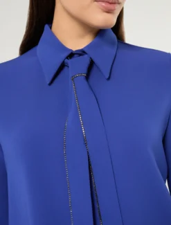 Casacca in cady con strass - BLUETTE