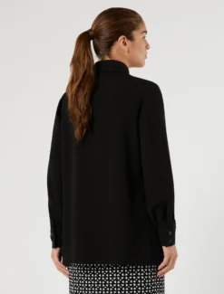 Casacca in cady - NERO
