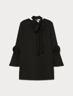 Casacca in cady - NERO