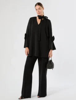 Casacca in cady - NERO