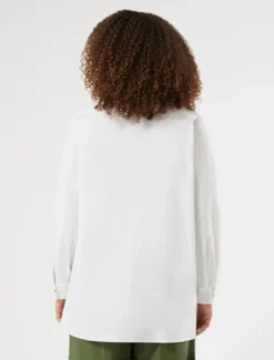 Casacca in cotone - BIANCO