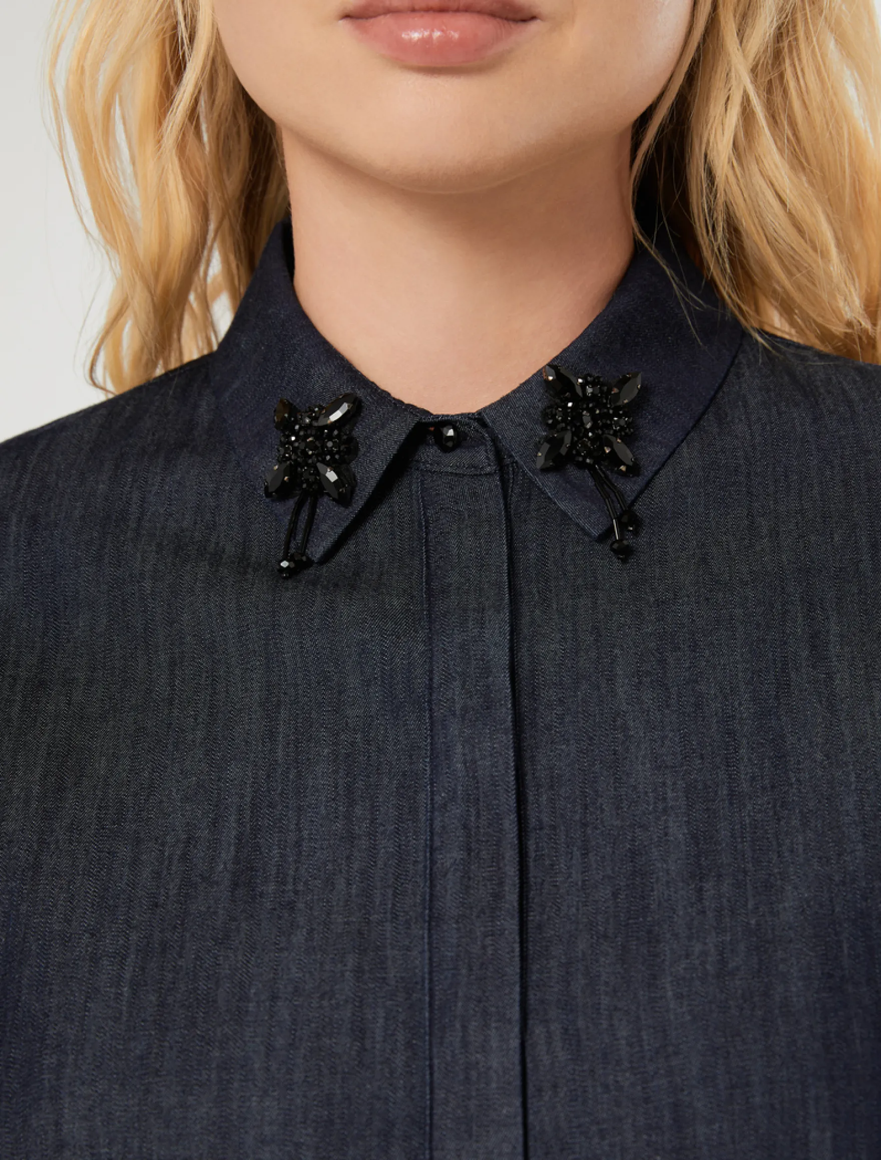 Casacca in denim leggero - BLUE JEANS