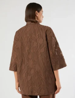 Casacca in fil coupé - CACAO