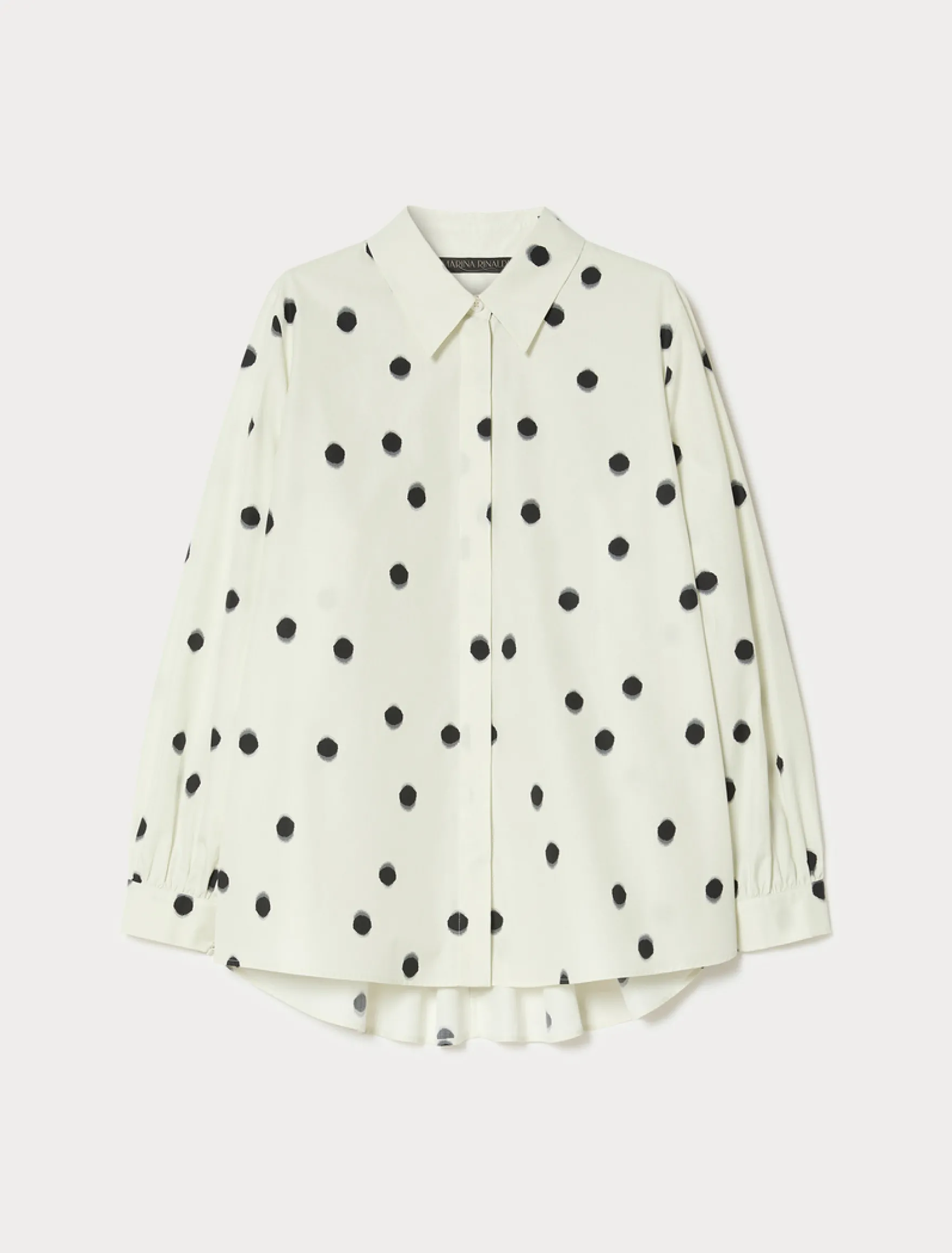 Casacca in popeline di cotone - BIANCO