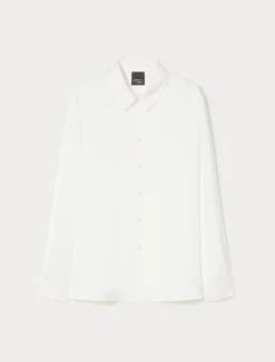 Casacca in satin - BIANCO
