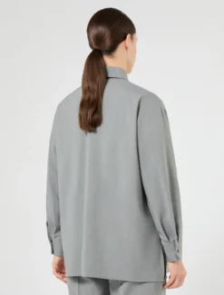 Casacca in stuoia mélange - GRIGIO MEDIO