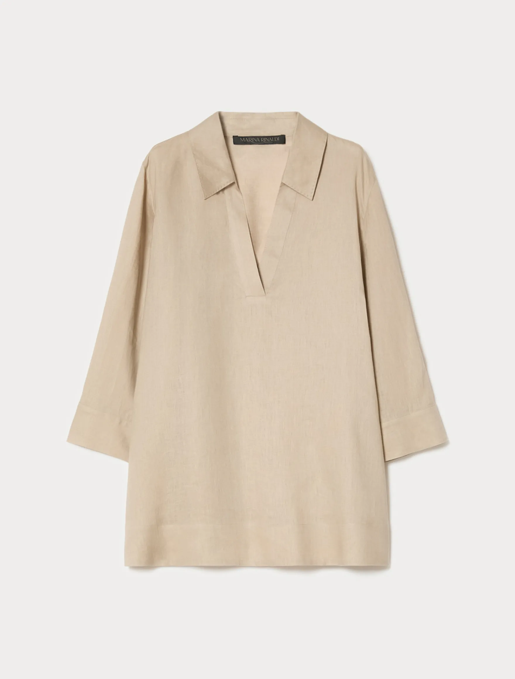 Casacca in tela di lino - BEIGE