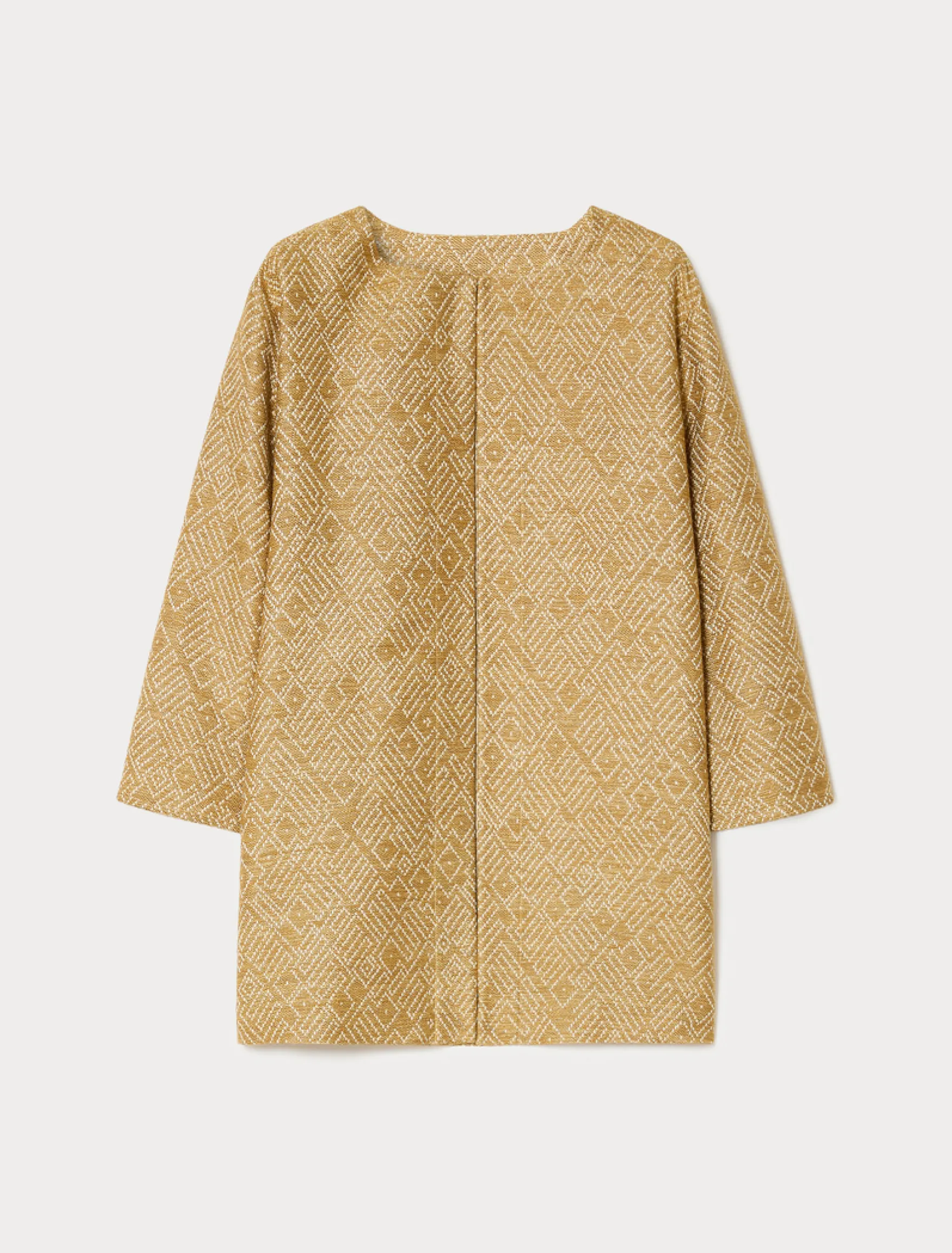 Casacca jacquard - VERDE OLIVA