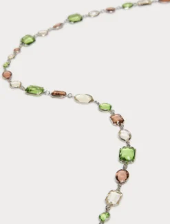 Collana con cristalli - VERDE