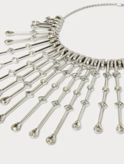 Collana con strass e perle - CRISTALLO
