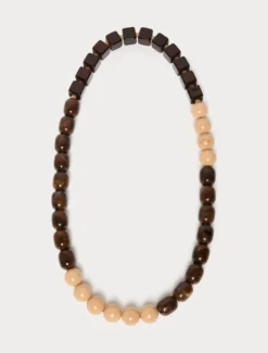 Collana in resina - CIOCCOLATO