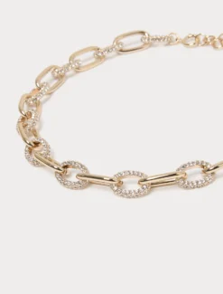 Collier in pavè di strass - CRISTALLO