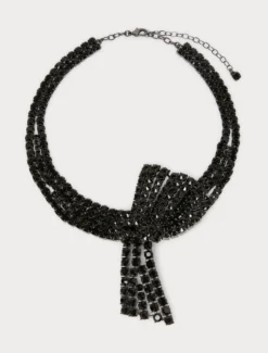 Collier in strass - NERO