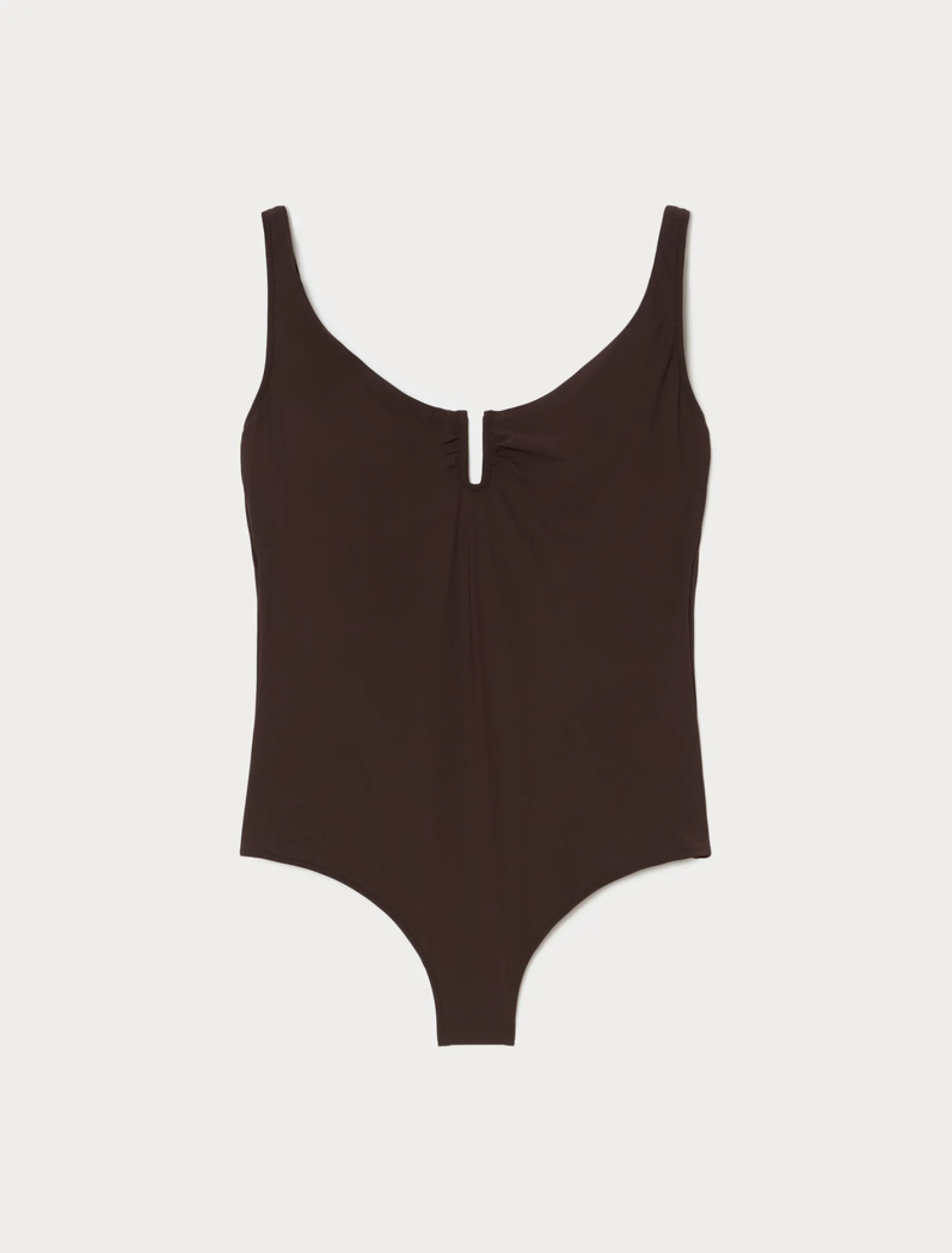Costume intero con anello - CIOCCOLATO