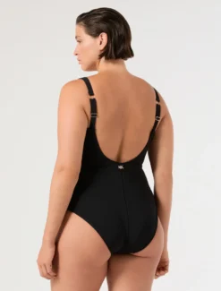 Costume intero con anello - NERO