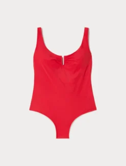 Costume intero con anello - ROSSO