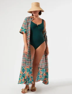 Costume intero con anello - VERDE