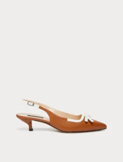 Décolleté slingback in nappa - CUOIO