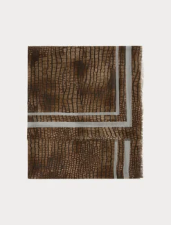 Foulard in lana e modal - TESTA MORO