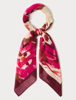 Foulard in mussola di cotone - ECRU