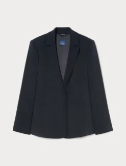 Giacca blazer in cady - BLU MARINO