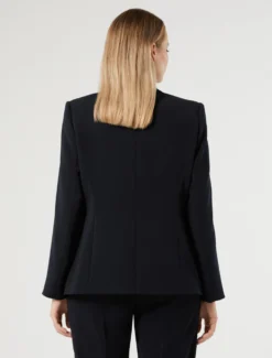 Giacca blazer in cady - BLU MARINO