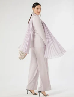Giacca blazer in cady - LAVANDA