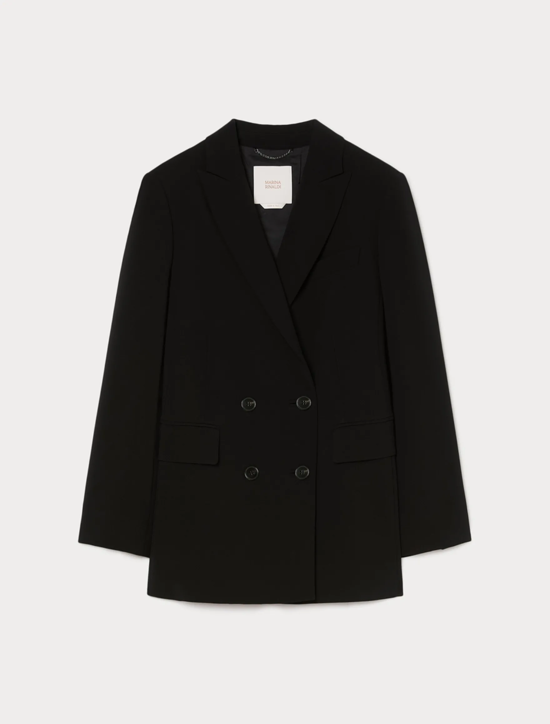 Giacca blazer in cady - NERO