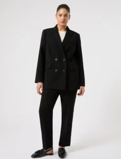 Giacca blazer in cady - NERO