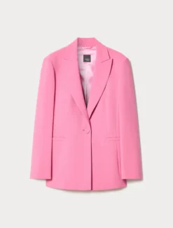 Giacca blazer in cady - ROSA