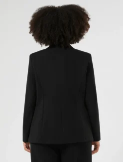 Giacca blazer in jersey - NERO