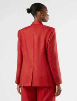 Giacca blazer in lino - CILIEGIA