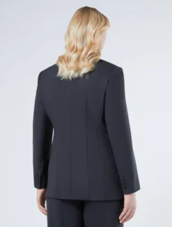 Giacca blazer in pura lana - ANTRACITE