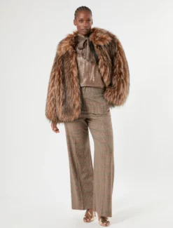 Giacca dalla texture soffice - CAMMELLO