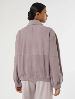 Giacca in camoscio - VIOLA