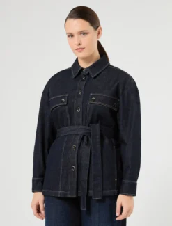 Giacca in denim - BLU NOTTE