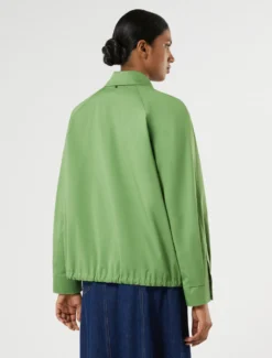 Giacca in gabardina stretch - VERDE