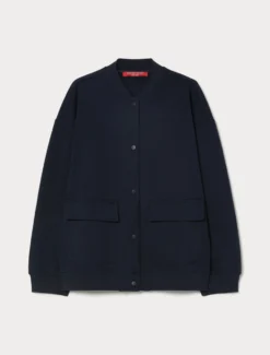 Giacca in jersey double - BLU