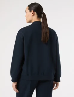 Giacca in jersey double - BLU