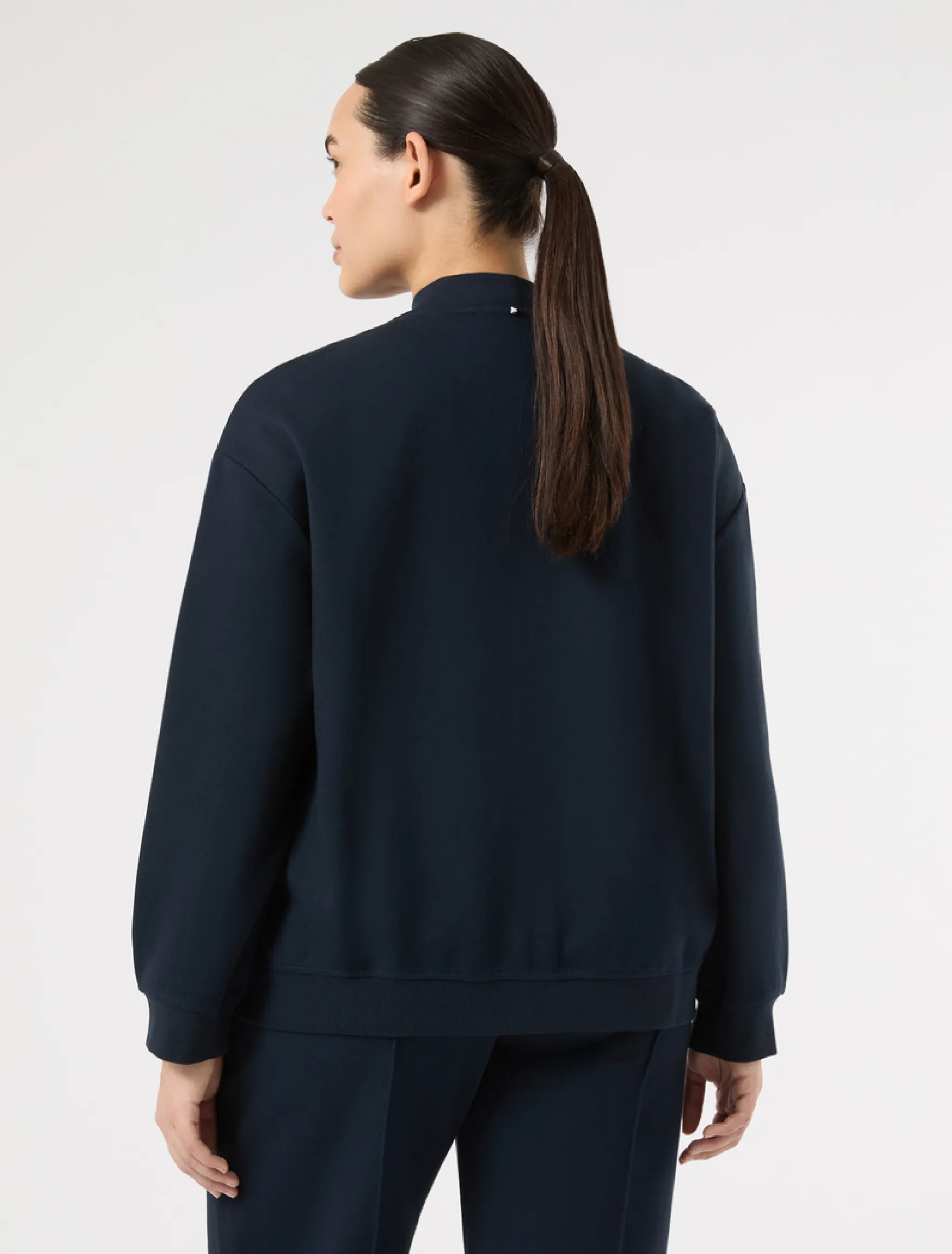 Giacca in jersey double - BLU