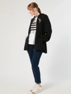 Giacca in jersey - NERO