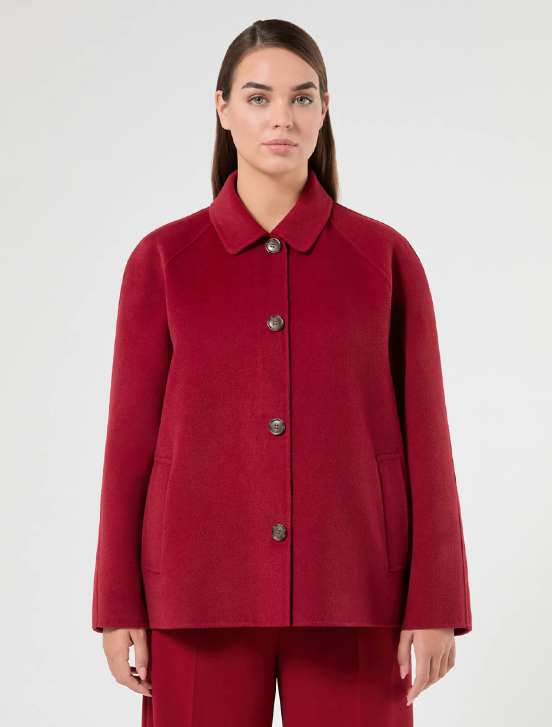 Giaccone in panno double - BORDEAUX