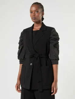 Gilet in cady - NERO