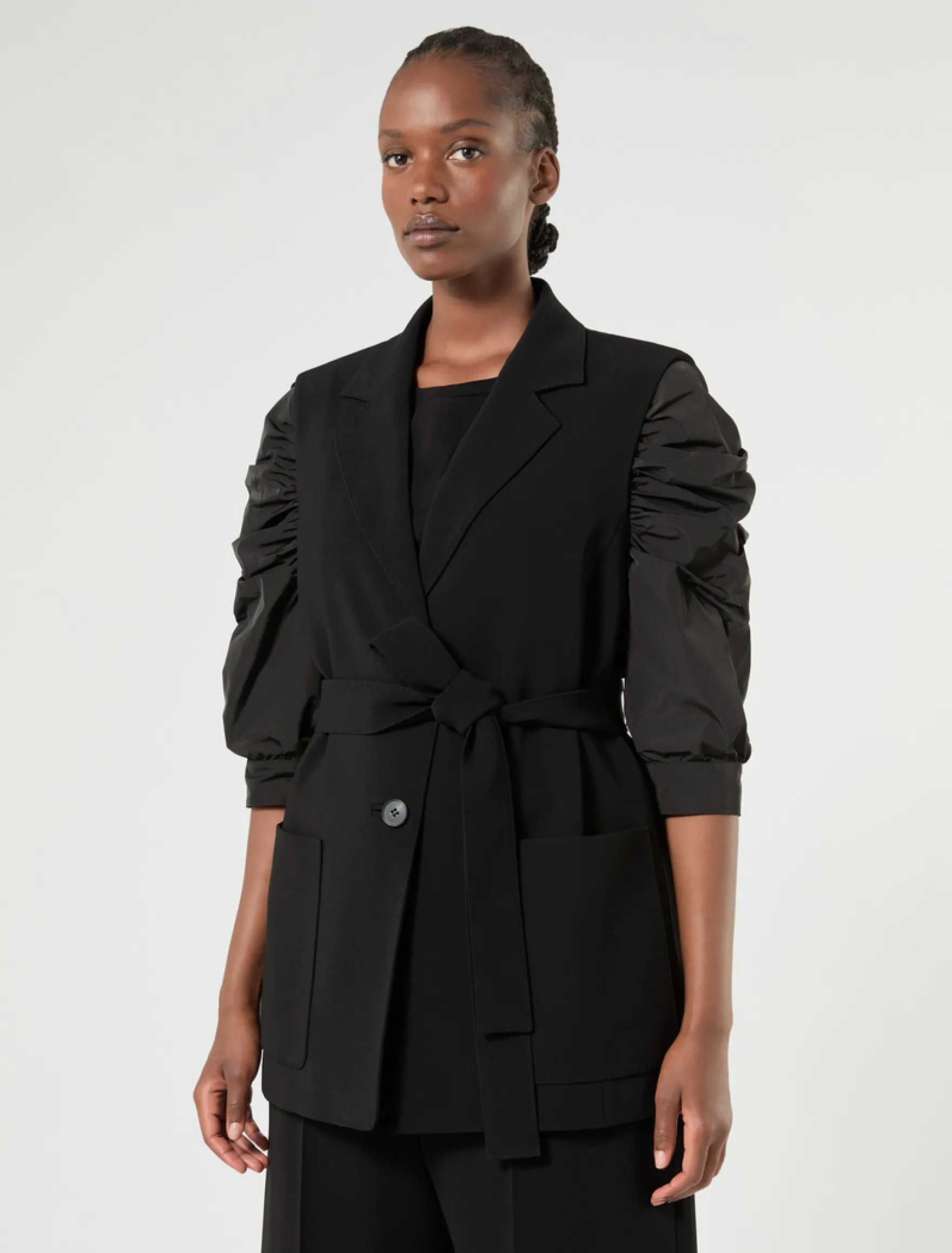 Gilet in cady - NERO