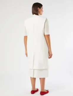 Gilet in lino - BIANCO