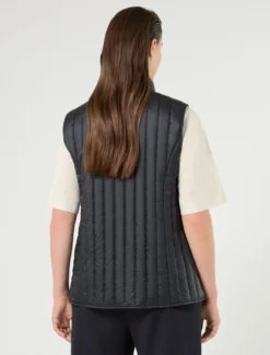 Gilet trapuntato - BLU NOTTE